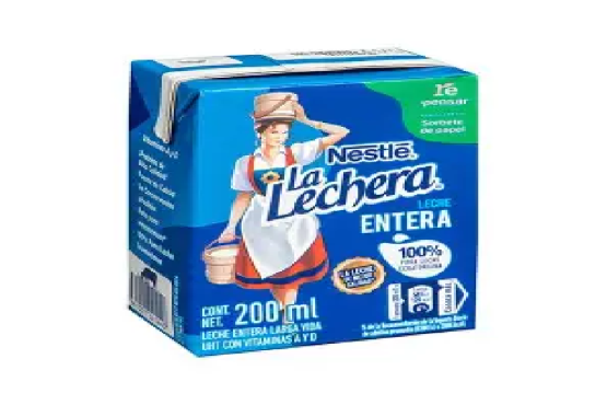 Leche entera 200 ml