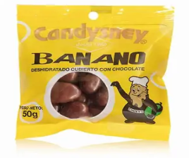 Banano deshidratado chocolate