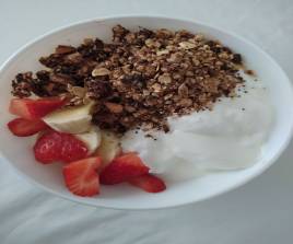 Bowl yogurt griego